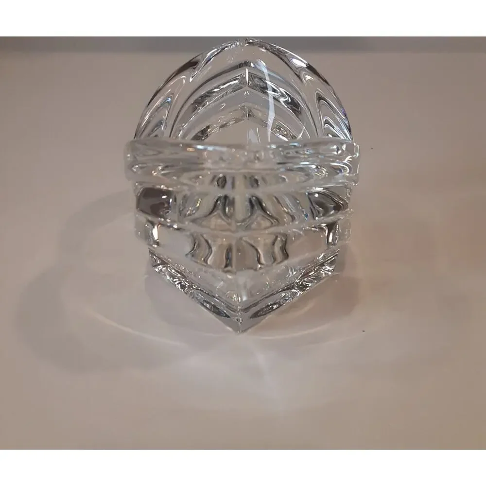 Art Deco Style Heavy Glass Candle Holder Versatile Decor